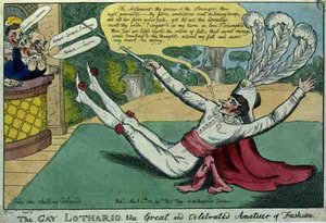 トーマス・テッグ著「The Gay Lothario, the Great and Celebrated Amateur of Fashion」。 作： English School