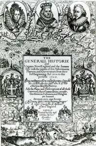ニューイングランドとサマーアイルズのバージニア州の一般史、1624年 作： English School