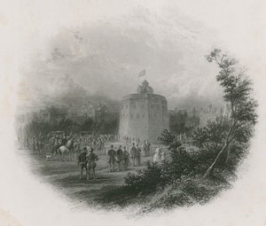 グローブシアター、バンクサイド、1593年 作： English School