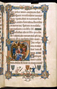 ゴールストン詩篇（MS 49622 f.69rを追加 作： English School