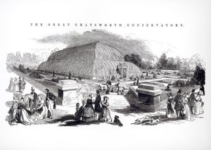 チャッツワースの大音楽院、1844年 作： English School