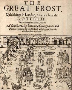 グレートフロスト、ロンドン、1608年 作： English School