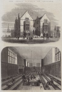 The Great Schools of England（イングランドの偉大な学校）」（エングレービング 作： English School