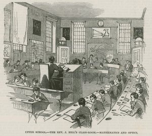 グリニッジ王立病院。アッパースクール：牧師のJヒルズ教室 作： English School