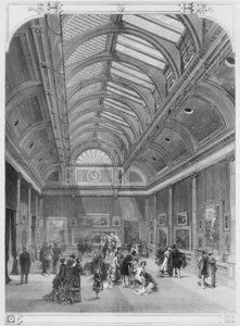 グロブナー美術館、ニューボンドストリート、1877 作： English School