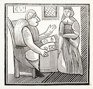 西洋のマザーバンチの歴史、パブジョンアシュトンによる18世紀のChap-booksのイラスト。 1882 作： English School