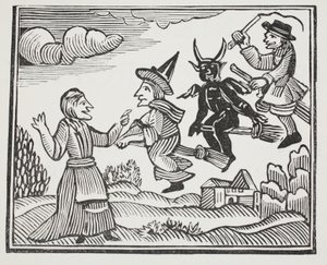 マザー・シップトンの歴史、パブ、ジョン・アシュトンによる18世紀のチャップブックのイラスト。 1882 作： English School