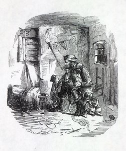 リックバーナーの家、「パンチ」のイラスト、1844年