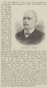 The Honourable J J Hofmeyr (e.g. the engraving) 作： English School