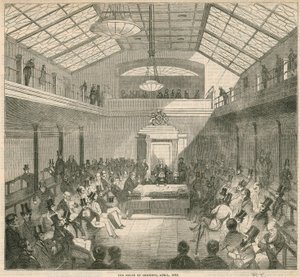 下院、ウェストミンスター、ロンドン、1844年4月 作： English School