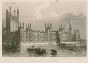 国会議事堂、ウェストミンスター宮殿、ロンドン 作： English School
