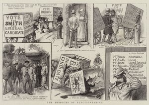 The Humours of Electioneering (版画) 作： English School