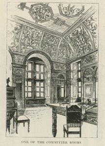 帝国研究所：委員会の部屋の1つ 作： English School