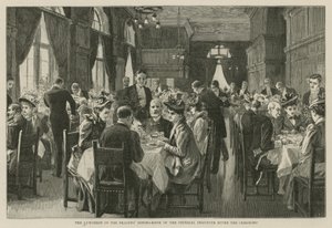 インペリアルインスティテュート：授賞式後のフェローズダイニングルームでの昼食会 作： English School