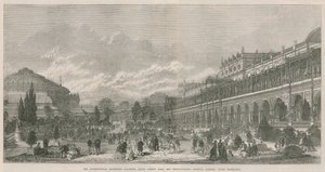 サウスケンジントンの国際展示ギャラリー、ロイヤルアルバートホール、園芸協会庭園 作： English School