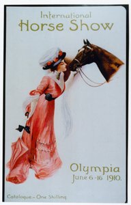 オリンピアでの国際馬ショー、1910 作： English School