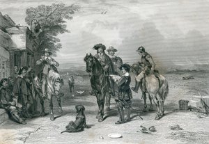 フレデリックによって刻まれた、スコットランドへの旅の王。 T・ヒース、1844 作： English School