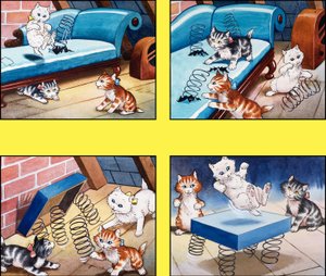 子猫のトランポリン 作： English School