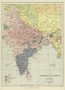 インドの言語と方言 作： English School