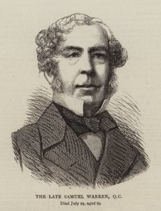 The Late Samuel Warren, QC (彫刻) 作： English School