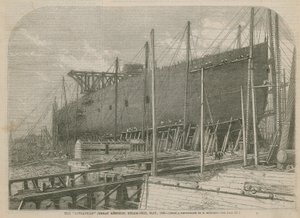 1856年5月、リバイアサン（大東）蒸気船 作： English School
