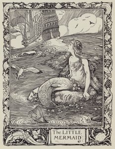 人魚姫（リトグラフ） 作： English School