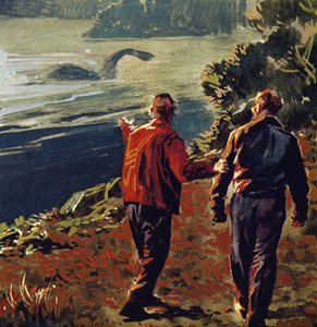 ネス湖の怪物は1930年代によく見られた 作： English School