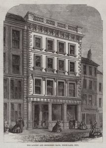 The London and Middlesex Bank, Finch-Lane, City (e.g. The London and Middlesex Bank, Finch-Lane, City) (彫刻) 作： English School