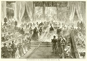 1863年3月10日のプリンスオブウェールズの結婚 作： English School