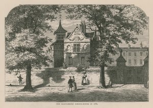 1780年のメリルボーンスクールハウス 作： English School