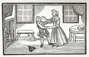 メソッドメグは、牧師の1人に彼のスコアを支払わせました。イラストは、パブのJohn Ashtonによる18世紀のChap-booksからのイラストです。 1882 作： English School