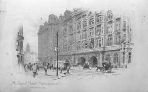 ミッドランドホテル、マンチェスター、1910年頃 作： English School