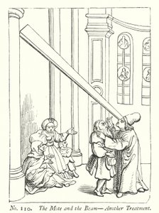 The Mote and the Beam, Another Treatment (e.g. engraving) 作： English School
