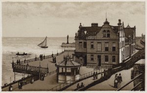 The New Saloon, Whitby (litho) 作： English School