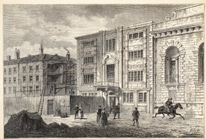 ロンバードストリートの旧郵便局、約1800