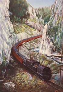 オリンピアン、シカゴ、ミルウォーキー、セントポール、パシフィック鉄道、米国の列車（カラーリソ） 作： English School