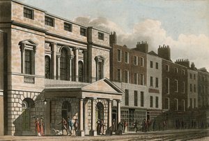 1814年にパラディオ様式のファサードとパンテオンの入り口ポーチコ 作： English School