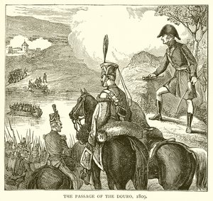 ドウロの通過、1809 作： English School