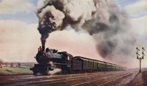 全速力でペンシルバニアリミテッド、ペンシルバニア鉄道、米国 作： English School