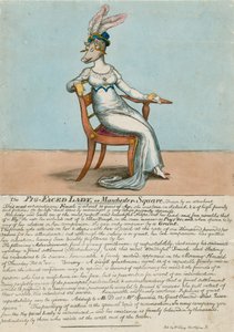 ロンドンのマンチェスタースクエアの豚に面した女性 作： English School