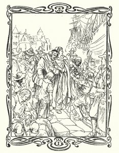 The Pilgrim Fathers（カラーリトグラフ 作： English School