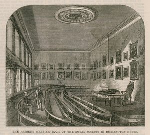 王立協会の現在の会議室、バーリントンハウス 作： English School
