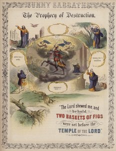 The Prophecy of Destruction（破壊の予言）（カラー・エングレービング 作： English School