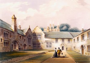 四角形、コートヘルハウス、1830年〜40年 作： English School