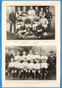 RavensbourneとThe Connaughtのサッカーチームは、1892年2月13日のThe Illustrated Sporting and Dramatic Newsで特集されました。