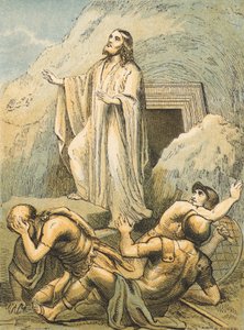 The Resurrection（復活）」（カラー・エングレービング 作： English School