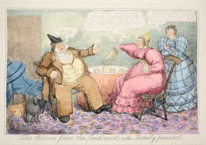 The Return from the Continent or the Family Puzzled（大陸からの帰還、または家族の困惑）」、パブ。1835