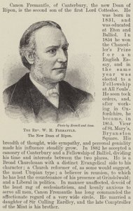 The Reverend W H Fremantle, the New Dean of Ripon (e.g. the engraving) 作： English School