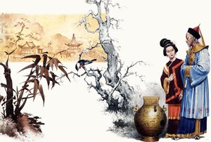 なぞなぞ。中国の法廷魔術師は王子を花瓶に変えます。 作： English School
