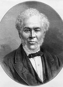 右の本。アンドリューラスク議会議長、ロンドン市長、「The Illustrated London News」（1873年）のイラスト 作： English School